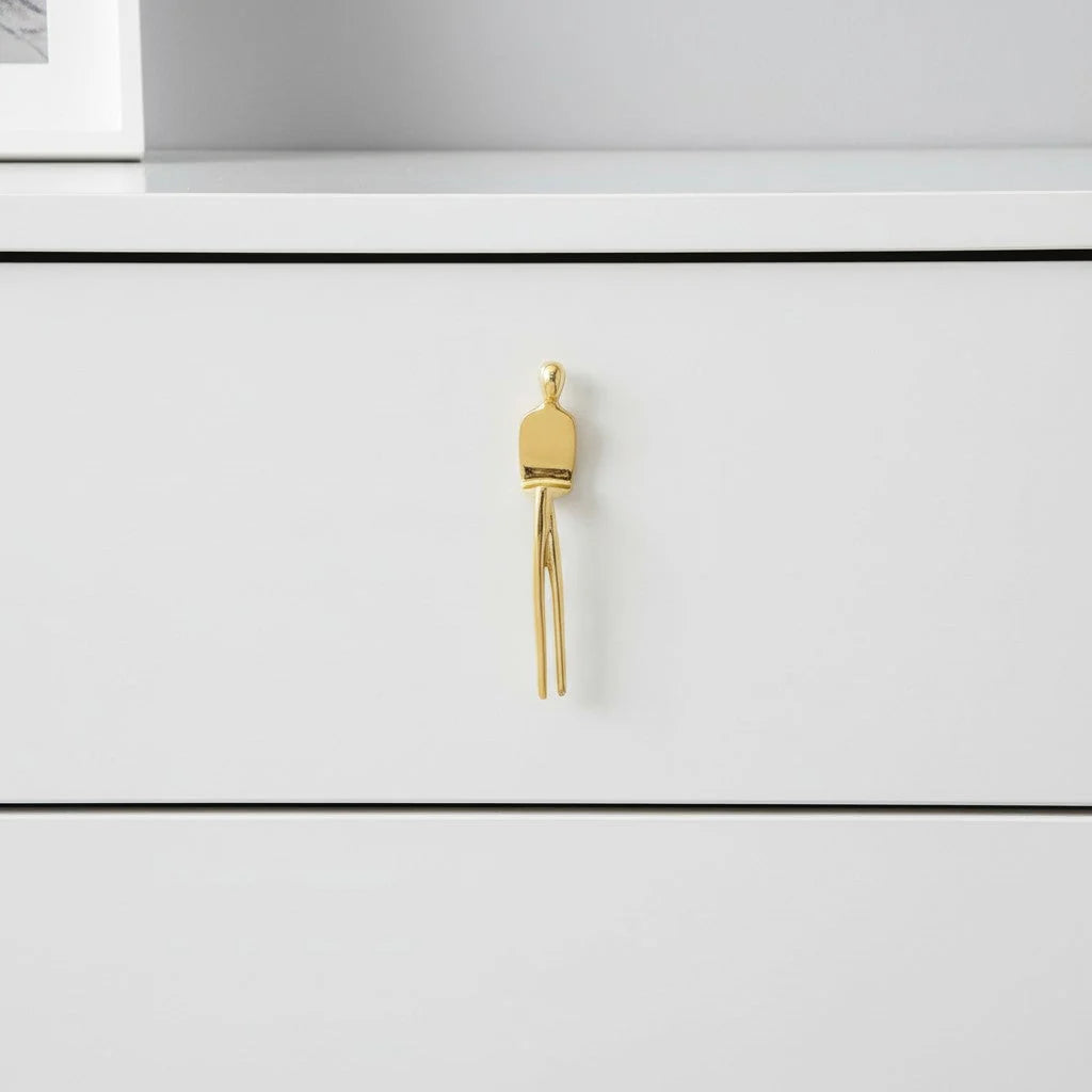 Cabinet Handle Minimalist Scandinavian Brass Silver Pink