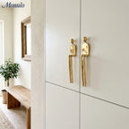 Cabinet Handle Minimalist Scandinavian Brass Silver Pink