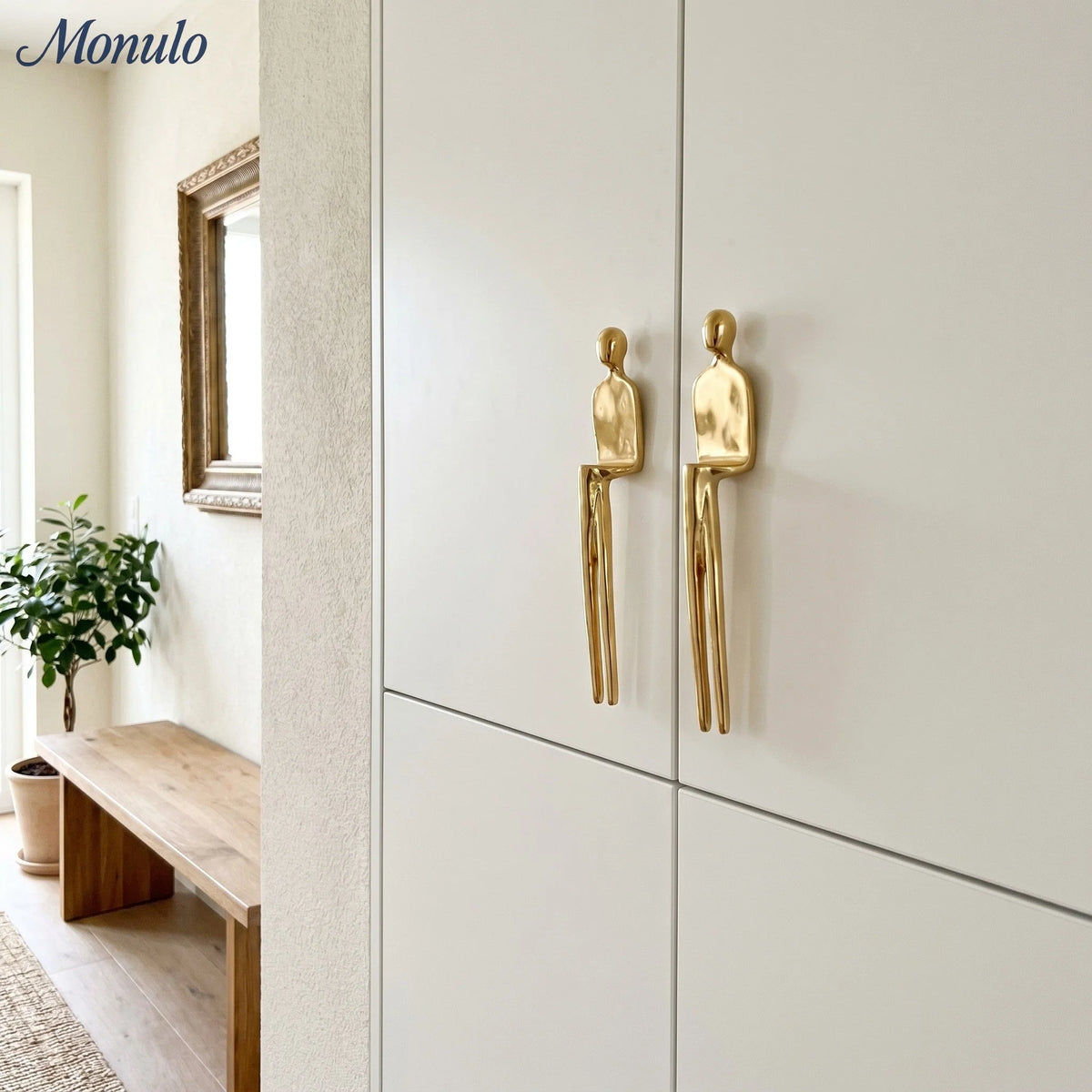 Cabinet Handle Minimalist Scandinavian Brass Silver Pink