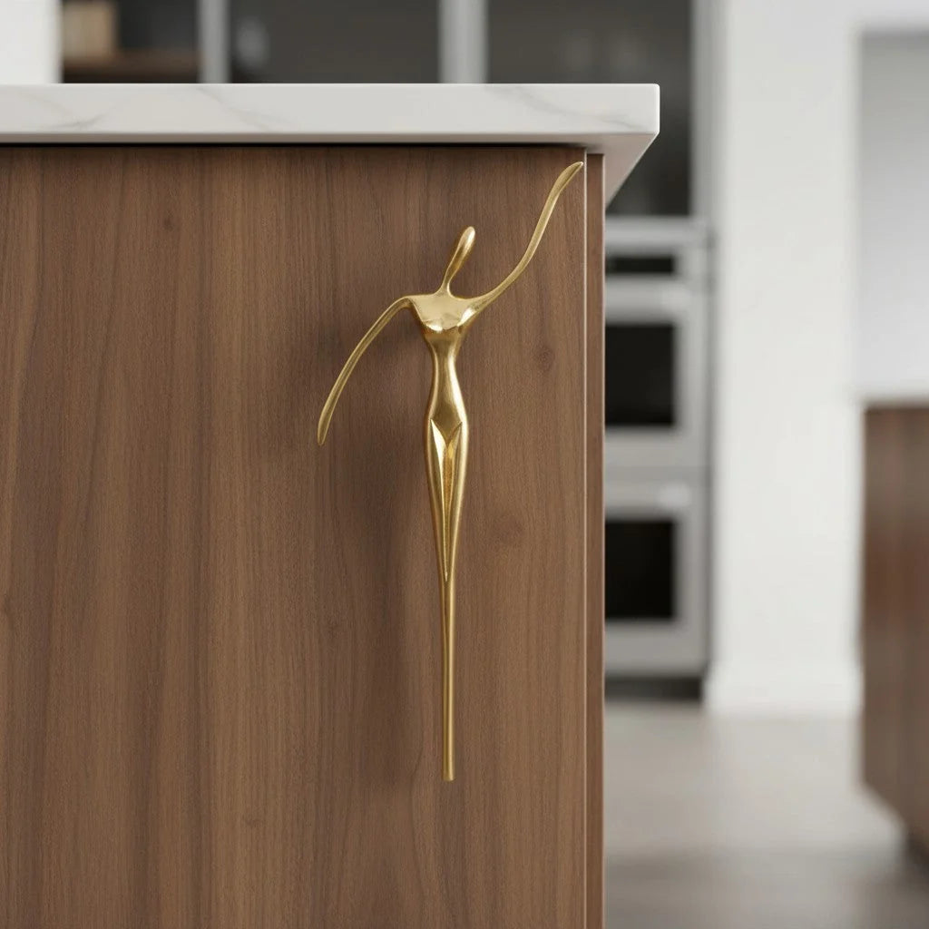 Cabinet Handle Minimalist Scandinavian Brass Silver Pink