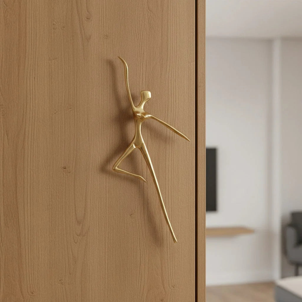 Cabinet Handle Minimalist Scandinavian Brass Silver Pink