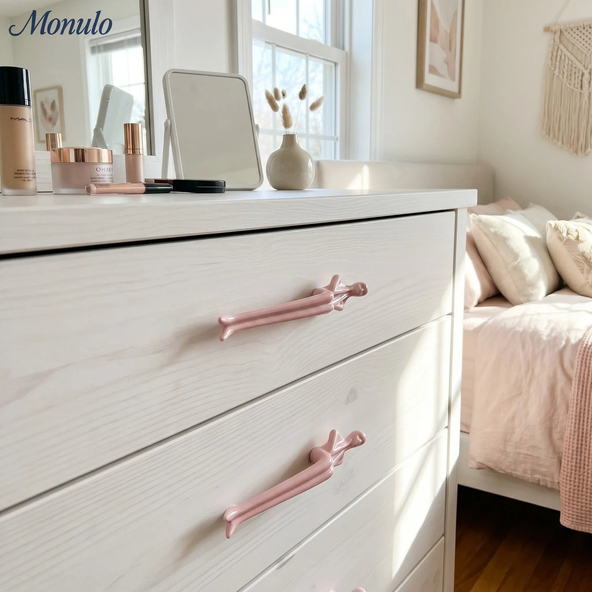 Cabinet Handle Minimalist Scandinavian Brass Silver Pink