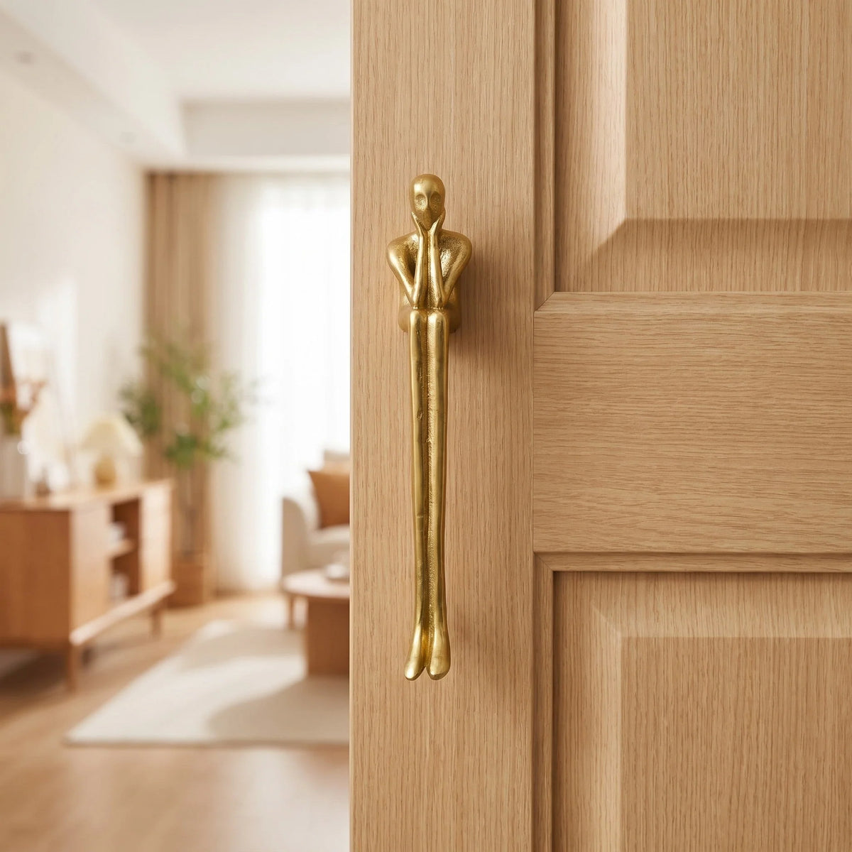Cabinet Handle Minimalist Scandinavian Brass Silver Pink