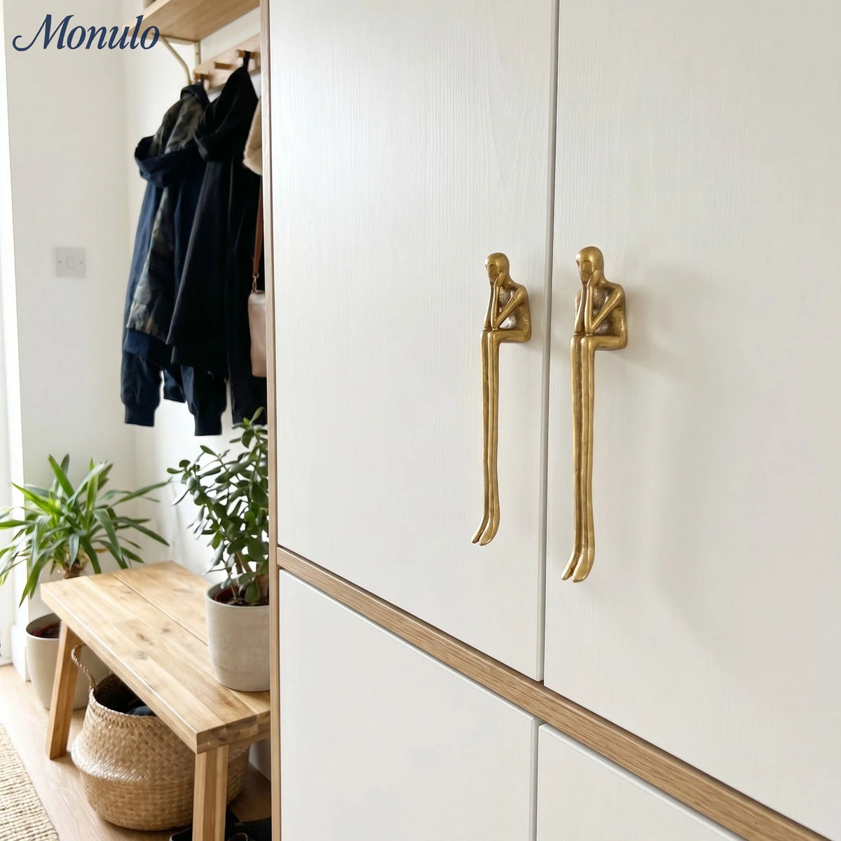 Cabinet Handle Minimalist Scandinavian Brass Silver Pink