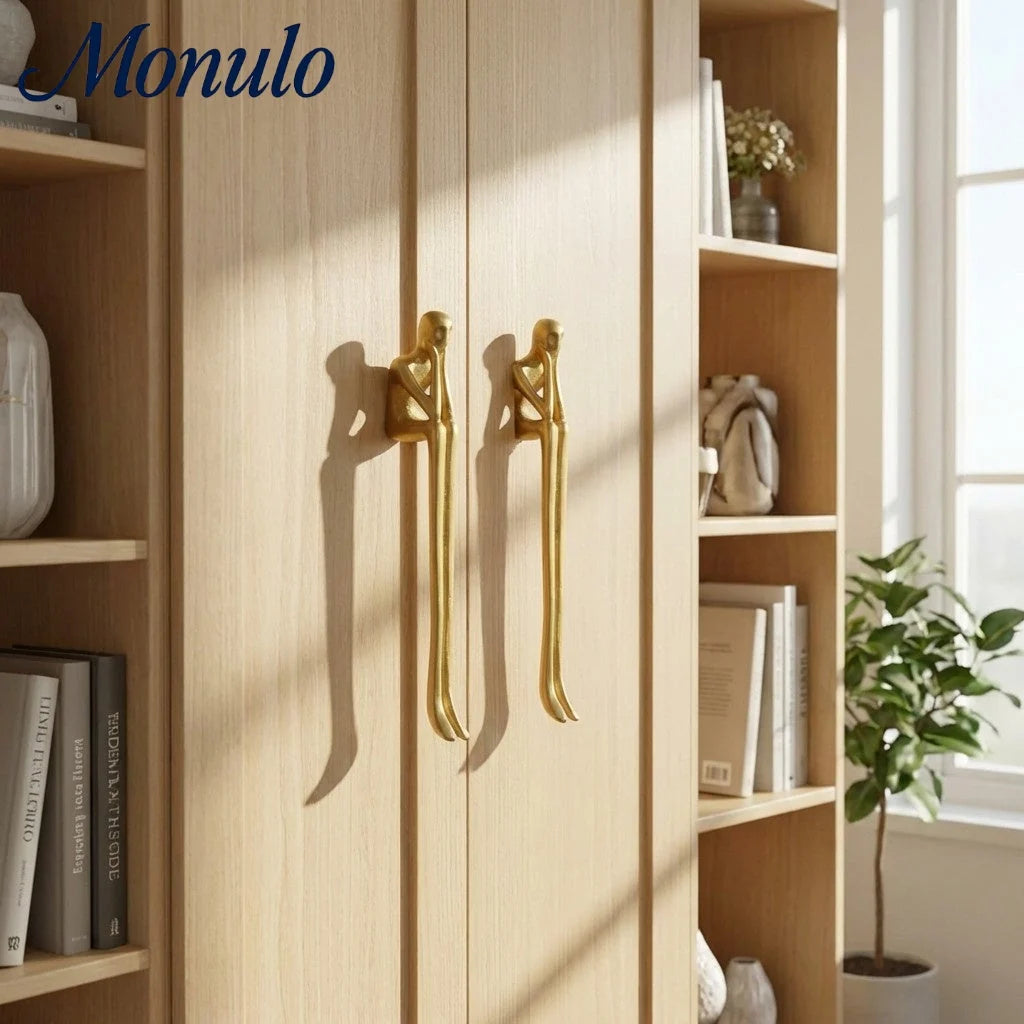 Cabinet Handle Minimalist Scandinavian Brass Silver Pink