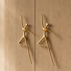 Cabinet Handle Solid Brass Thinker Design