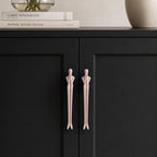 Cabinet Handle Solid Brass Thinker Design