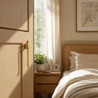 Cabinet Handle Solid Brass Thinker Design