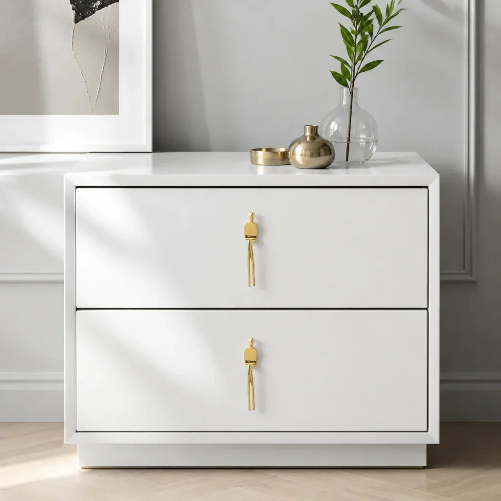 Cabinet Handle Solid Brass Thinker Design