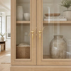 Cabinet Handle Solid Brass Thinker Design