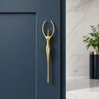 Cabinet Handle Solid Brass Thinker Design