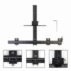 Cabinet Installation Template Anodized Aluminum & Hardened Steel Bushings