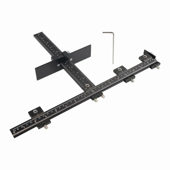 Cabinet Installation Template Anodized Aluminum & Hardened Steel Bushings