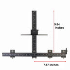 Cabinet Installation Template Anodized Aluminum & Hardened Steel Bushings