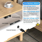 Cabinet Lock Fingerprint Quick Unlock No-Drill Mounting