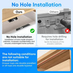 Cabinet Lock Fingerprint Quick Unlock No-Drill Mounting