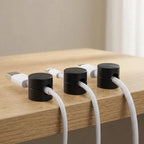Cable Clips Metal Screw-Mount Set of 3