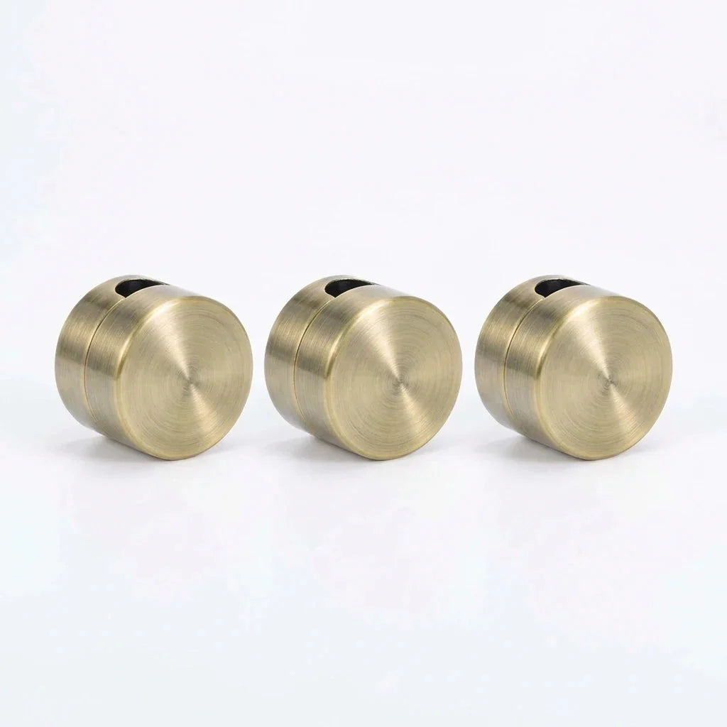 Cable Clips Metal Screw-Mount Set of 3