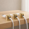 Cable Clips Self-Adhesive Aluminum 3-Pack