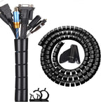 Cable Organizer Sleeve Expandable Heat-Resistant & Pet-Safe