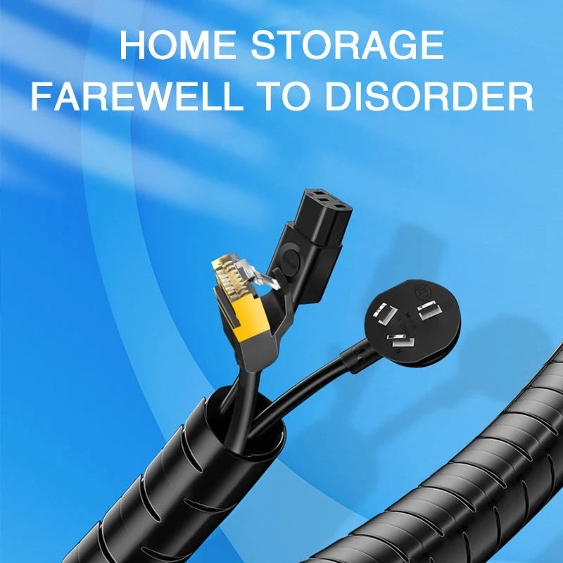 Cable Organizer Sleeve Expandable Heat-Resistant & Pet-Safe