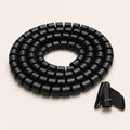 Cable Organizer Sleeve Reusable Spring-Loaded Tool 2 Meter