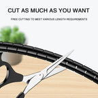 Cable Organizer Sleeve Reusable Spring-Loaded Tool 2 Meter