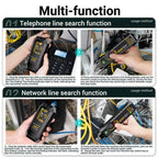 Cable Tester RJ45 & RJ11 Sequence Lights LED Flashlight