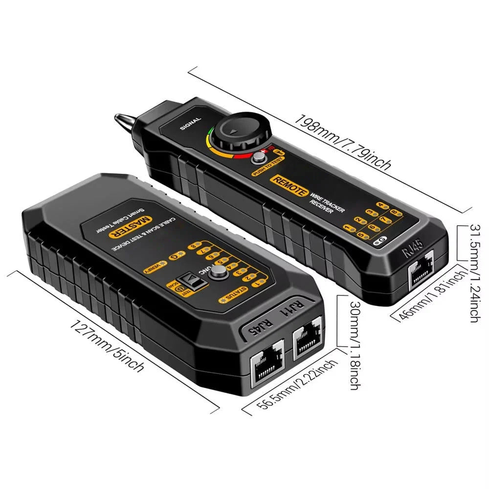 Cable Tester RJ45 & RJ11 Sequence Lights LED Flashlight