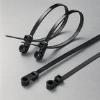 Cable Ties Screw Hole Self-Locking Nylon 100 Pieces