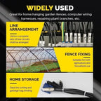 Cable Ties Self-Locking Nylon With Screw Hole 100 Pieces