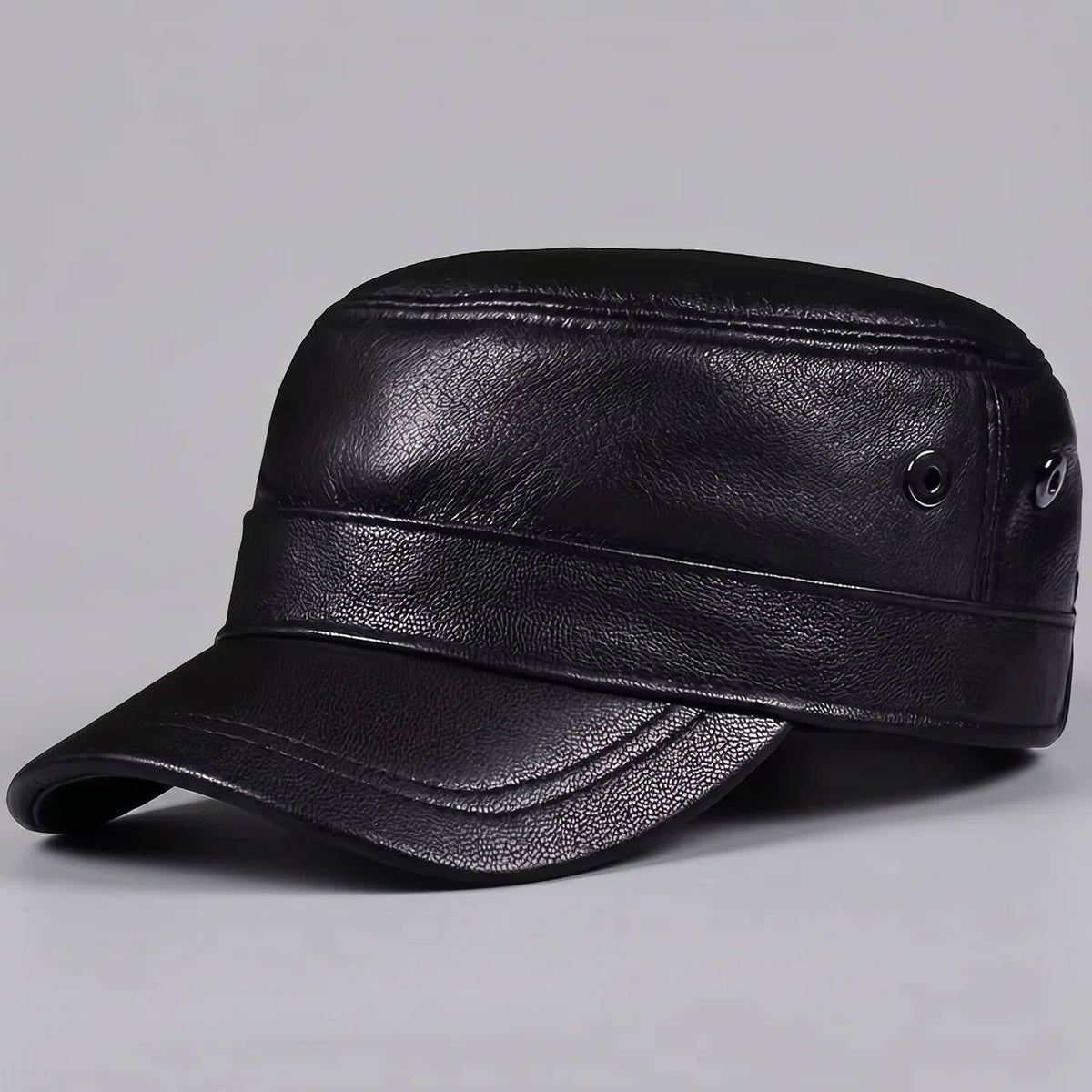 Cadet Cap Sheepskin Ventilated Short Brim