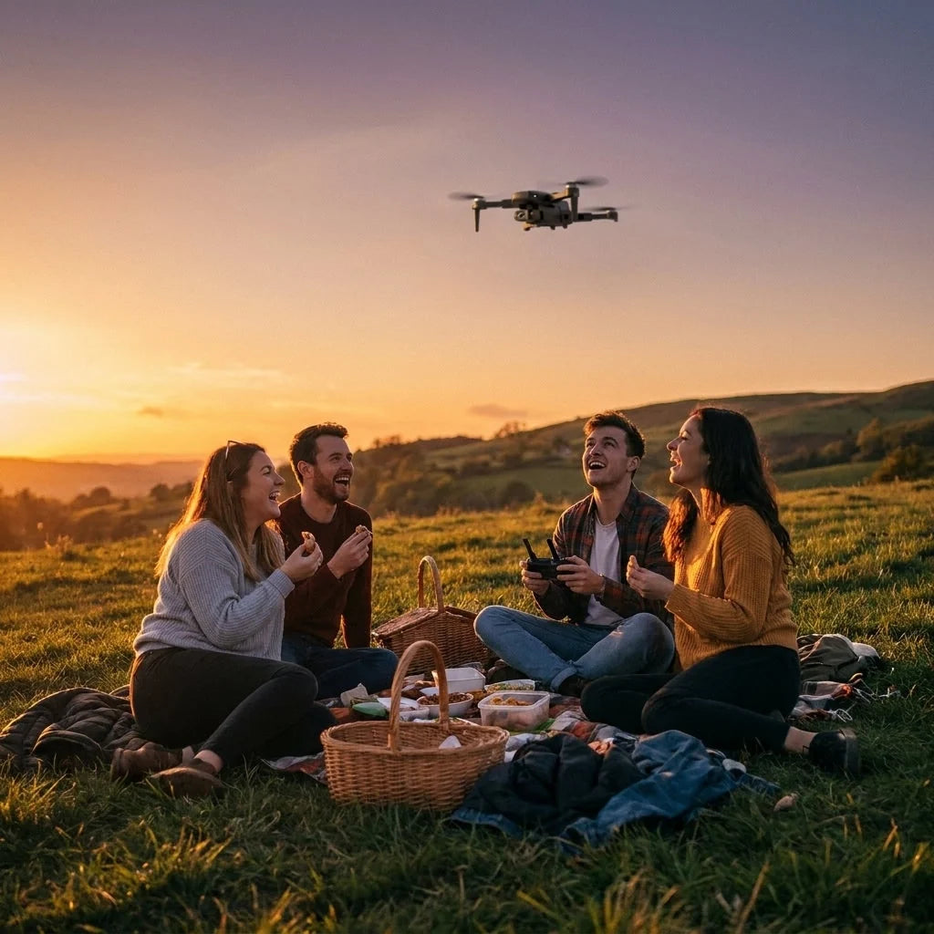 Camera Drone Foldable 8K Stabilized Gimbal & GPS