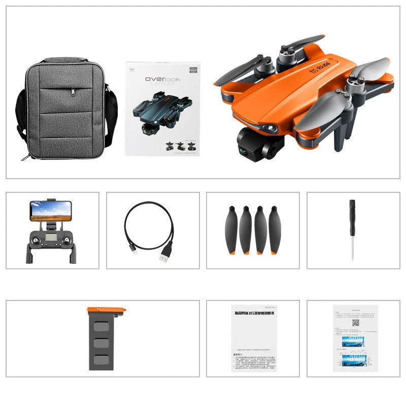Camera Drone Foldable 8K Stabilized Gimbal & GPS