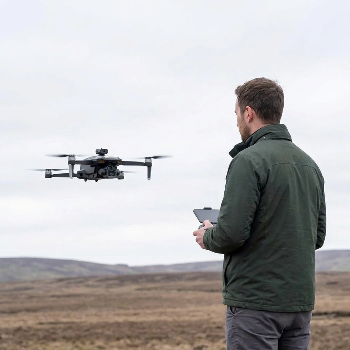 Camera Drone Foldable Triple-Lens Gimbal