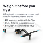 Camera Drone Foldable Triple-Lens Gimbal