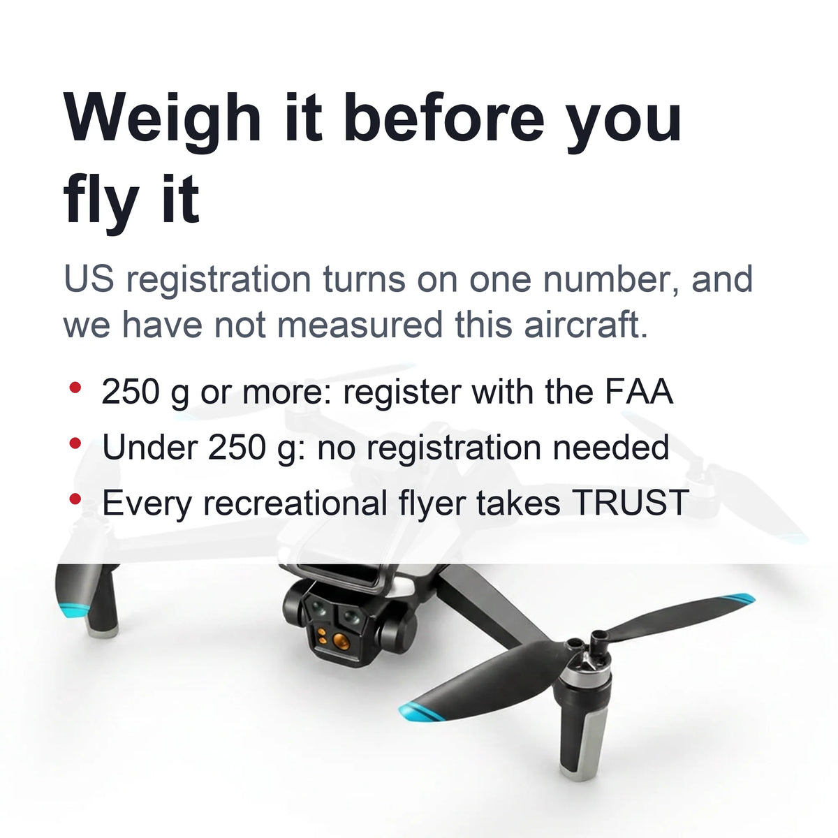Camera Drone Foldable Triple-Lens Gimbal