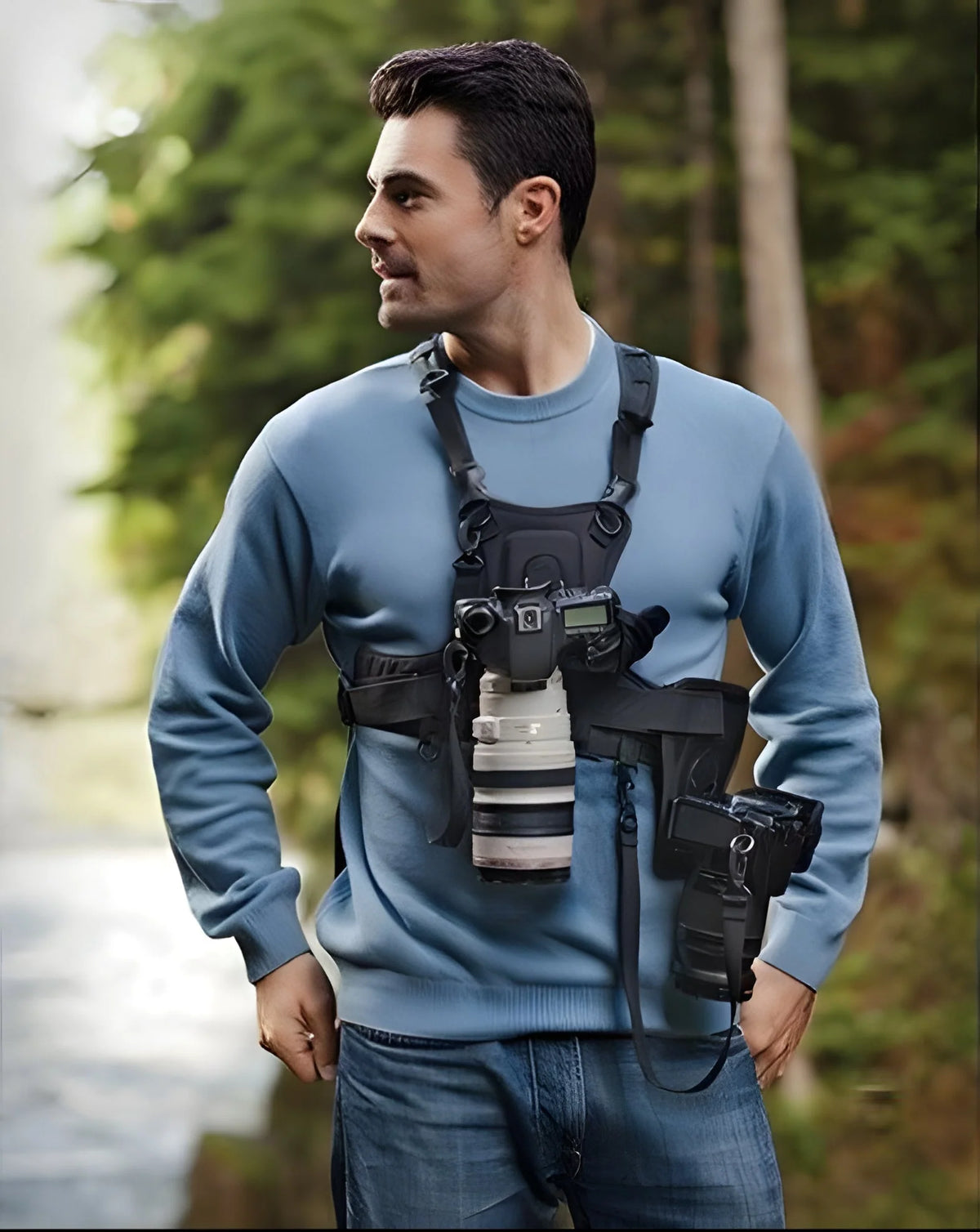 Camera Harness Dual Camera Chest & Side Mounts