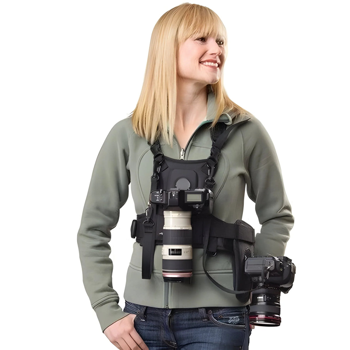 Camera Harness Dual Camera Chest & Side Mounts