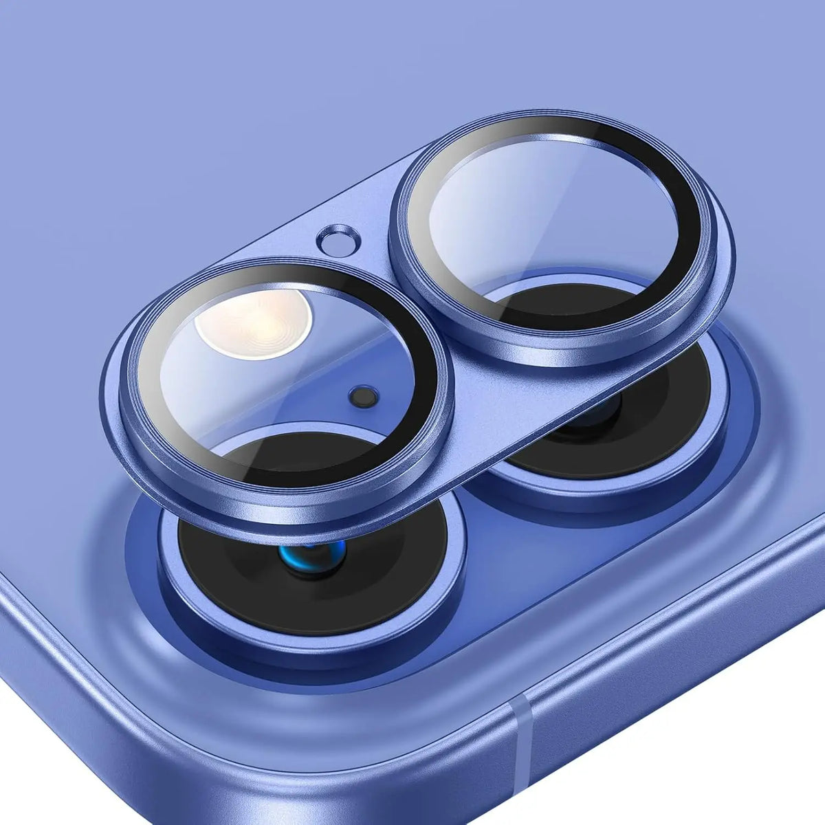 Camera Lens Protector Metal Frame & Tempered Glass