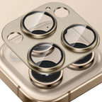 Camera Lens Protector Metal Frame & Tempered Glass