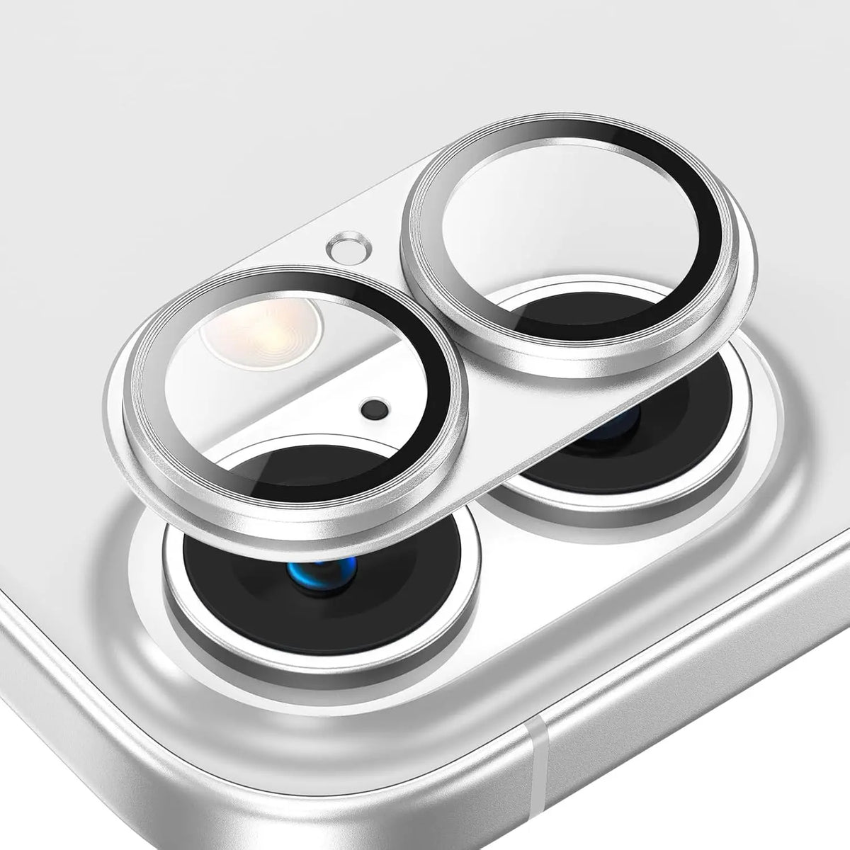 Camera Lens Protector Metal Frame & Tempered Glass