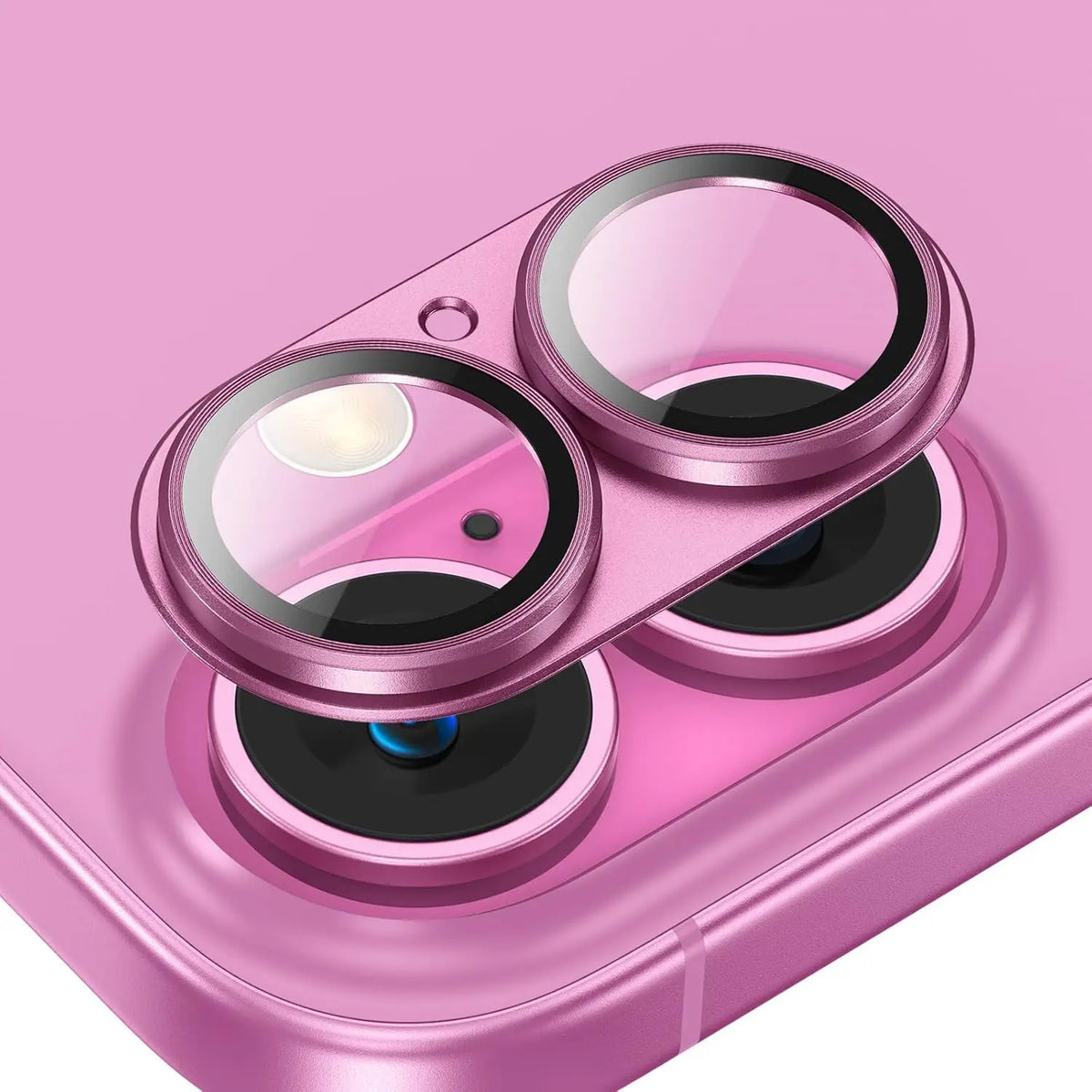 Camera Lens Protector Metal Frame & Tempered Glass