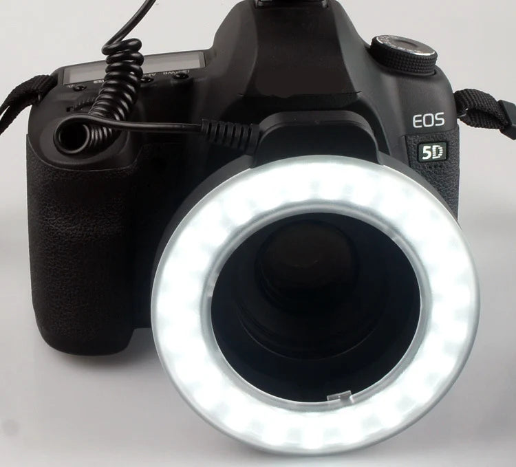 Camera Ring Light Lens-Mount 48 LED Adapter Rings