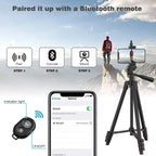 Camera Tripod Expandable Foldable Wireless Remote