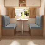 Camper Seat Cover Set Stretch Microfiber Machine Washable