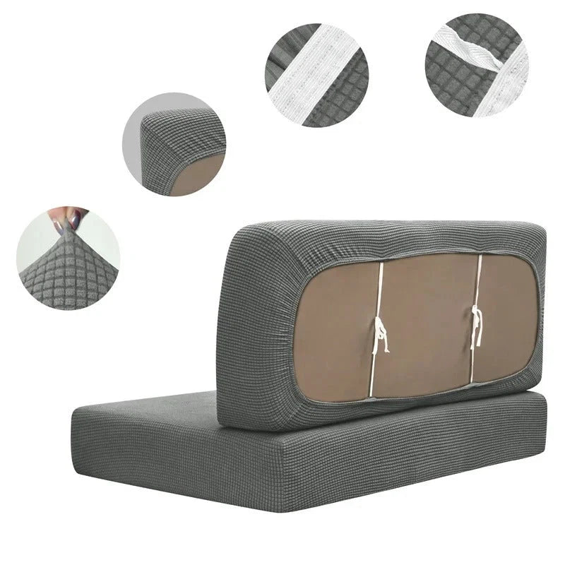 Camper Seat Cover Set Stretch Microfiber Machine Washable