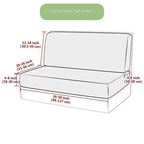 Camper Seat Cover Set Stretch Microfiber Machine Washable