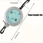 Camping Clothesline Adjustable Elastic Rope Reinforced Clips