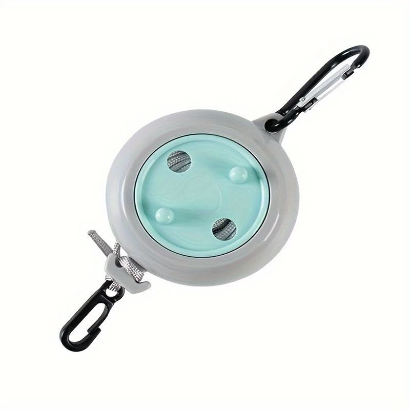 Camping Clothesline Adjustable Elastic Rope Reinforced Clips